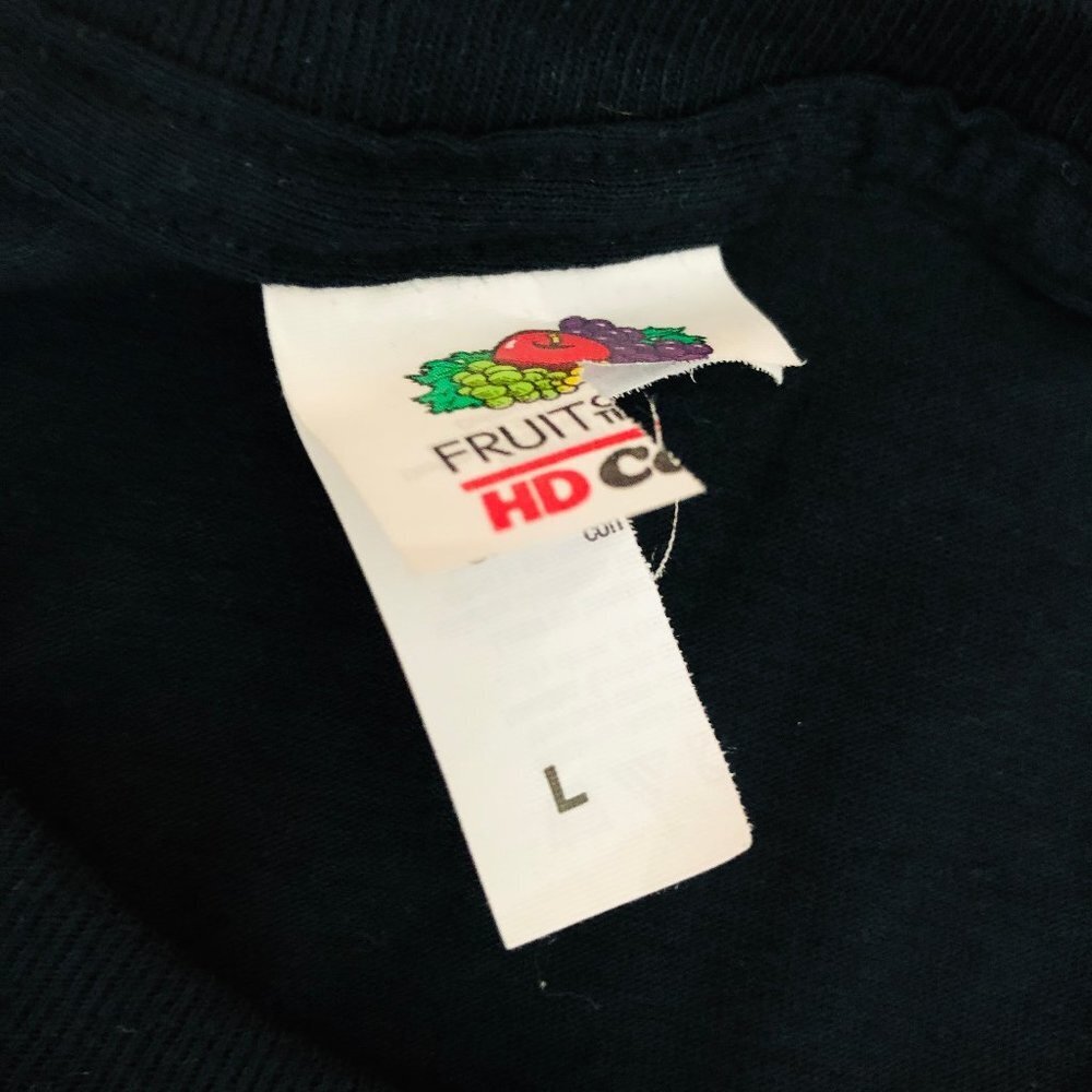 KICKIN' IT Graphic T-Shirt Black Sz L Short Sleeve - Picture 7 of 8
